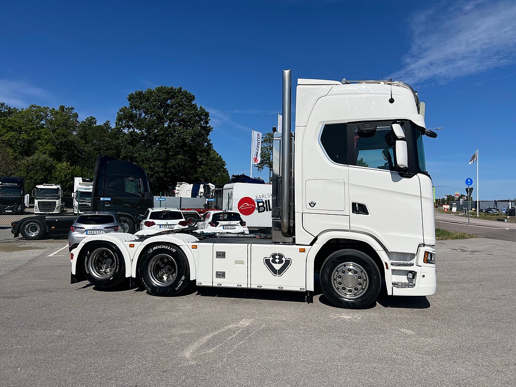 Scania S730 V8 6x2 Dragbil, Hydraulik, Klädd inredning