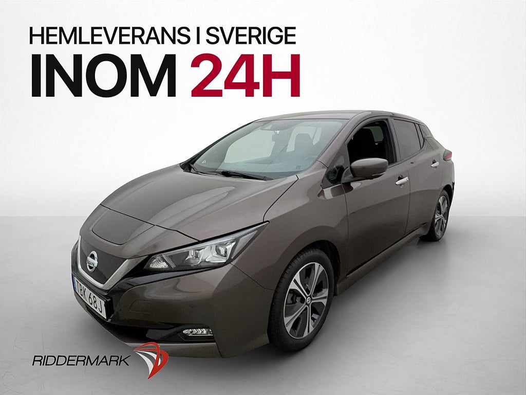 Nissan Leaf 40kWh N-Connecta MOMS 360° Navi Rattvärme
