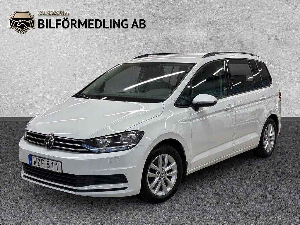 Volkswagen Touran 7-sits 1.4 TSI BMT Base Drag B-Kam Nyservad Nybes