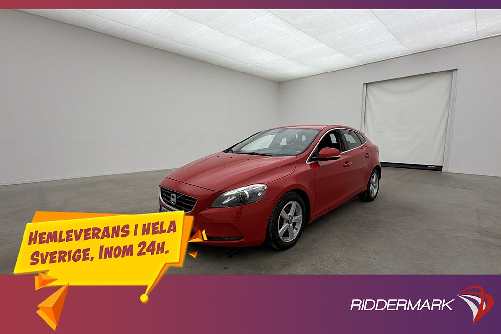 Volvo V40 D2 115hk VOC Värmare Sensorer Farthållare