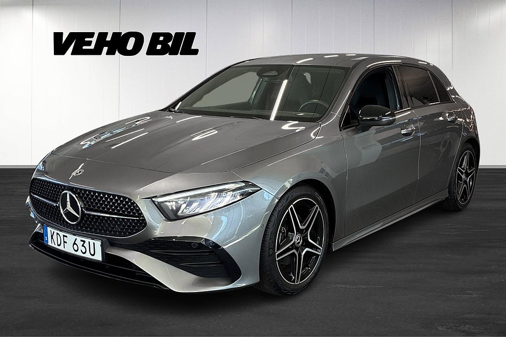 Mercedes-Benz A 200 AMG Night Package Rattvärme Keyless
