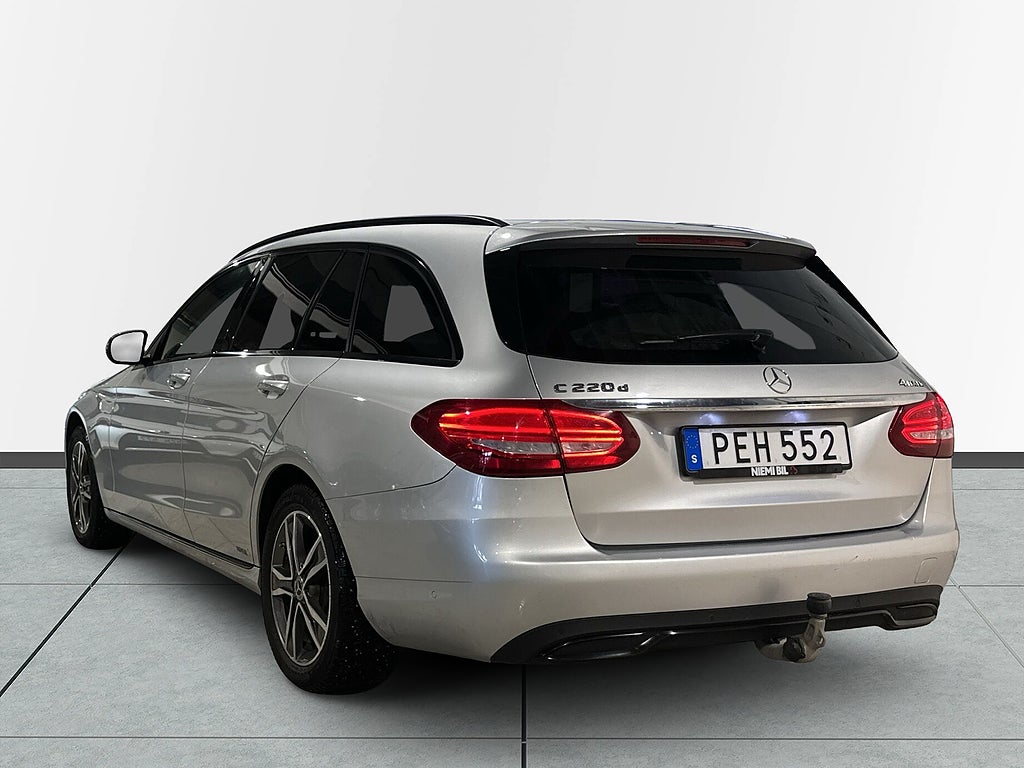 Mercedes-Benz C 220 T d 4M 9G Avantgarde Drag Skinn Dvärm MoK S/V-hjul