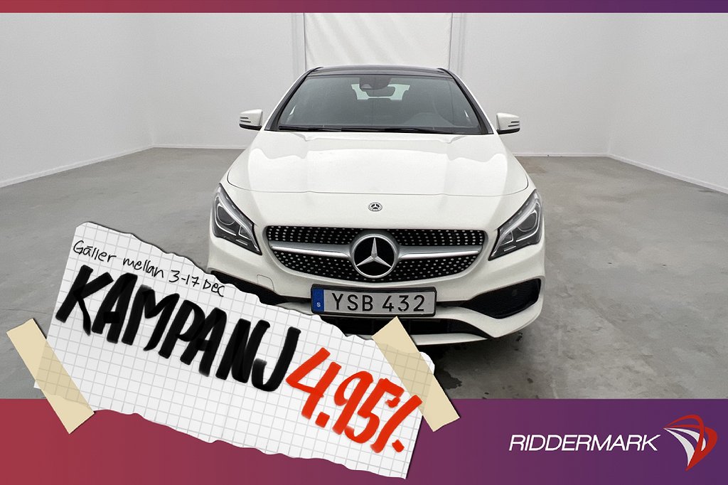 Mercedes-Benz CLA 200 d 4M AMG Pano H/K P-Värm 4,95% Ränta