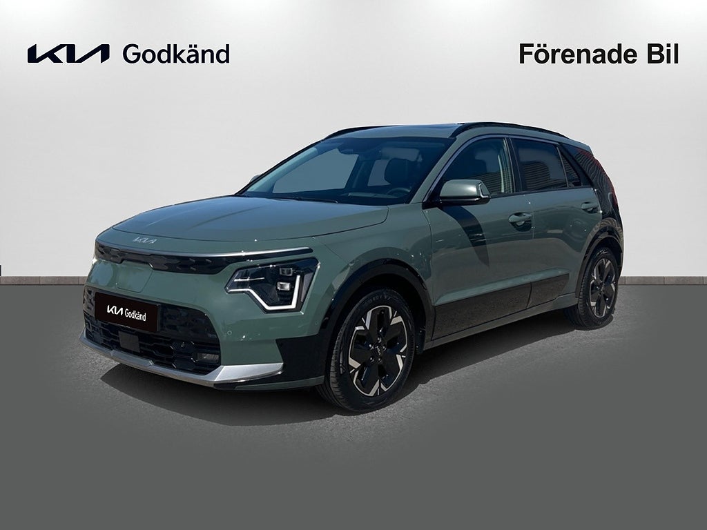 Kia Niro EV ADVANCE PLUS SVART C-STOLPE SOLLUCKA