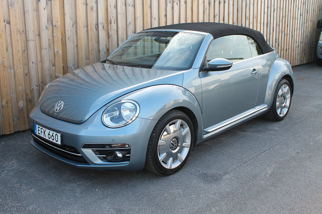 Volkswagen Beetle Cabriolet 1.4 TSI 150hk  Aut Skinnklädsel 