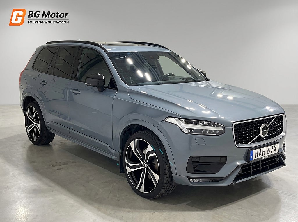 Volvo XC90 B5 235HK AWD Aut R-Design 7-sits/Drag/Värmare/Nyservad