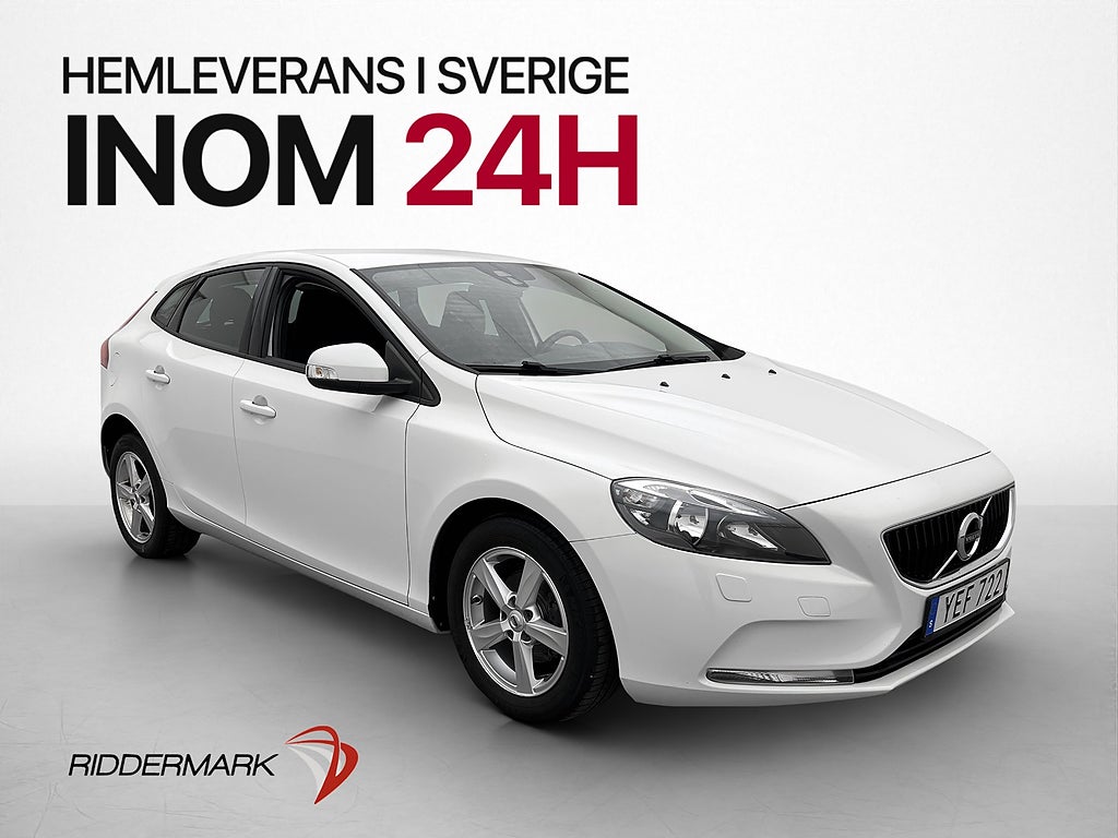 Volvo V40 D2 120hk Kinetic  Värmare VOC Sensorer Bluetooth
