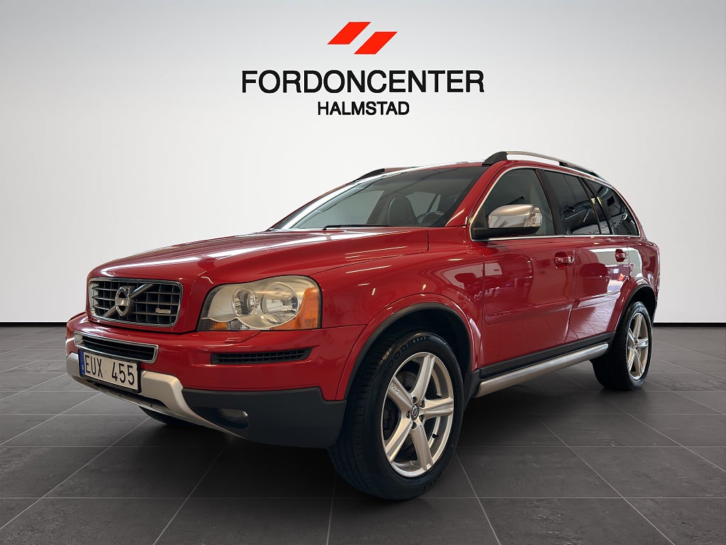 Volvo XC90 7-sits D5 AWD Geartronic R-Design, Drag|Skinn|Ny-Besikt