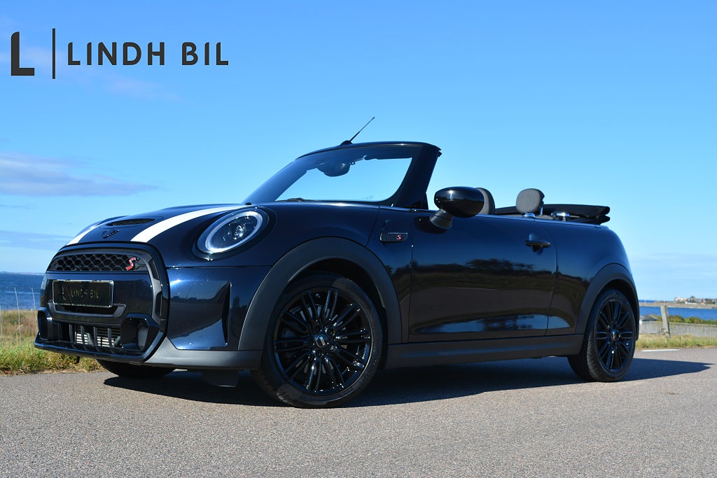 MINI Cooper S CABRIOLET 178HK MAXIMIZE FACELIFT SVART OPTIK+