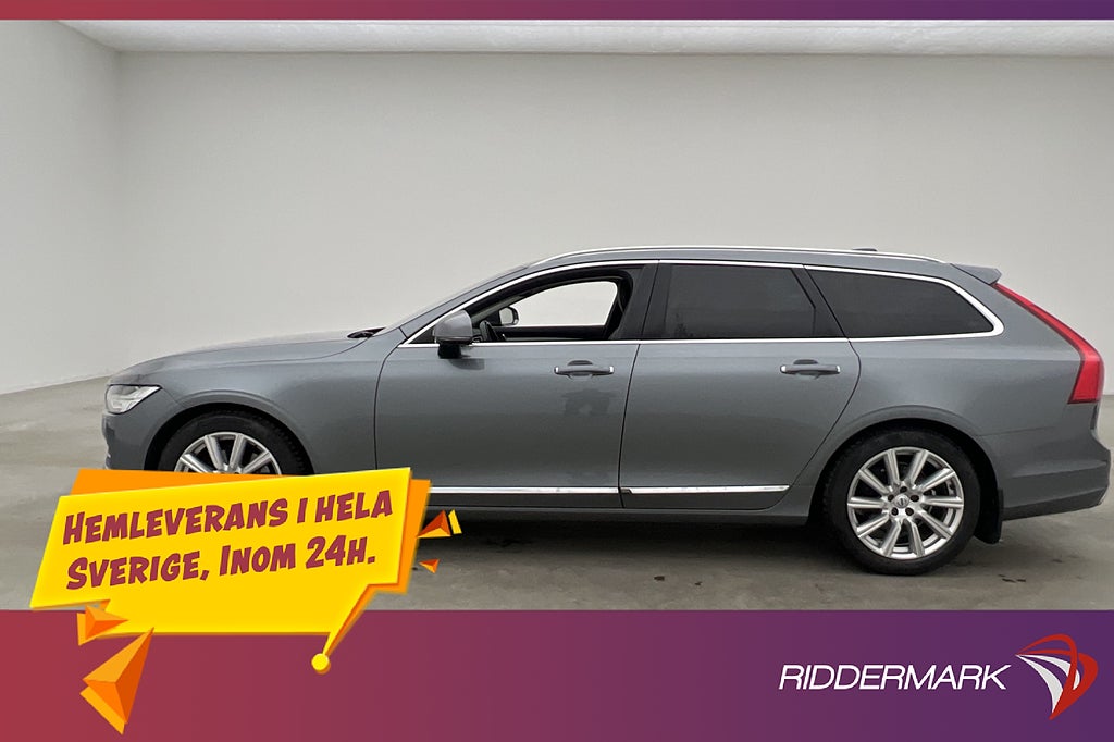 Volvo V90 D4 190hk Inscription Värmare Skinn 360° Dragkrok