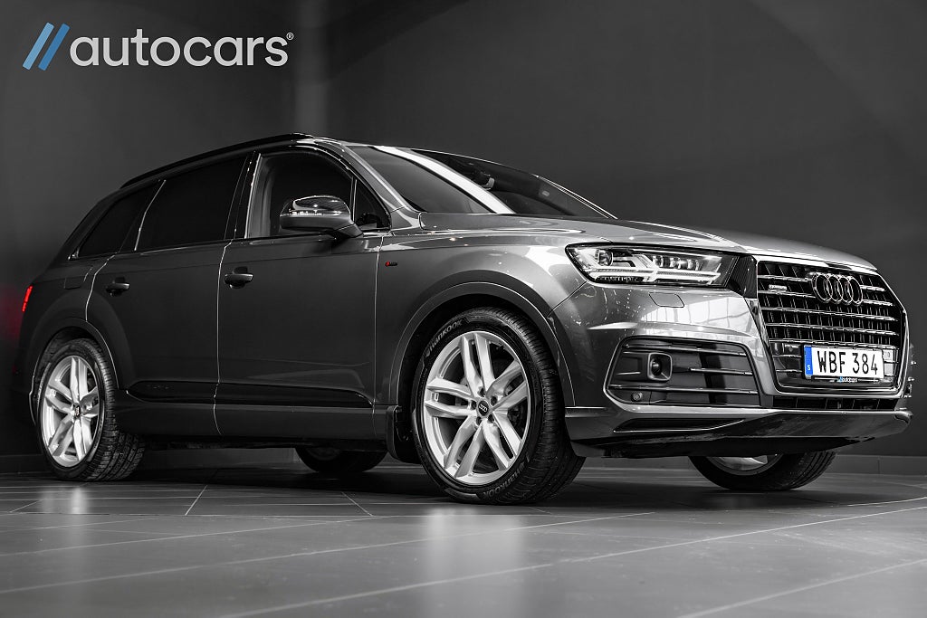 Audi Q7 3.0 TDI Quattro S Line|Night Vision|Bose|7-sits|21" |SE UTR