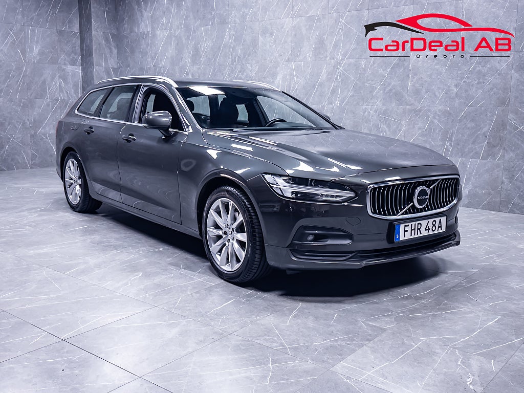 Volvo V90 B4 Momentum Advanced Skinn H/K Kamera BLIS Drag MOMS