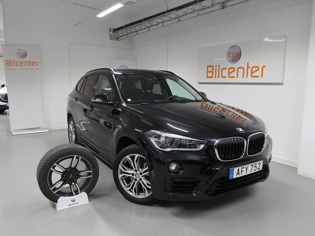 BMW X1 xDrive18d V-Däck ingår HUD-Drag-Kamera-Navi-Rattvärme-B