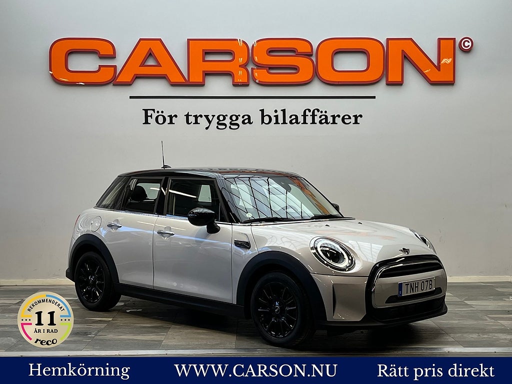 MINI Cooper 5-dörrars Backkamera Farthållare PDC-bak 136hk