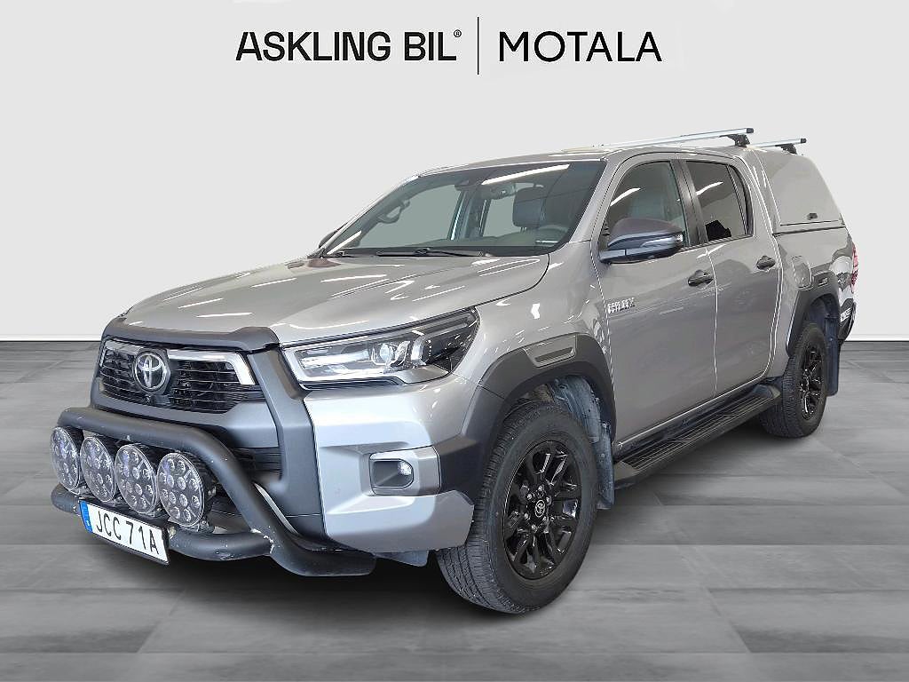 Toyota Hilux Dubbelhytt 2.8 AWD Invincible, Kåpa, Extraljus Euro 6