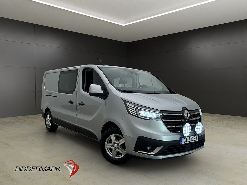Renault trafic CrewVan L2 Värm LED Drag B-Kamera 5-Sits Moms