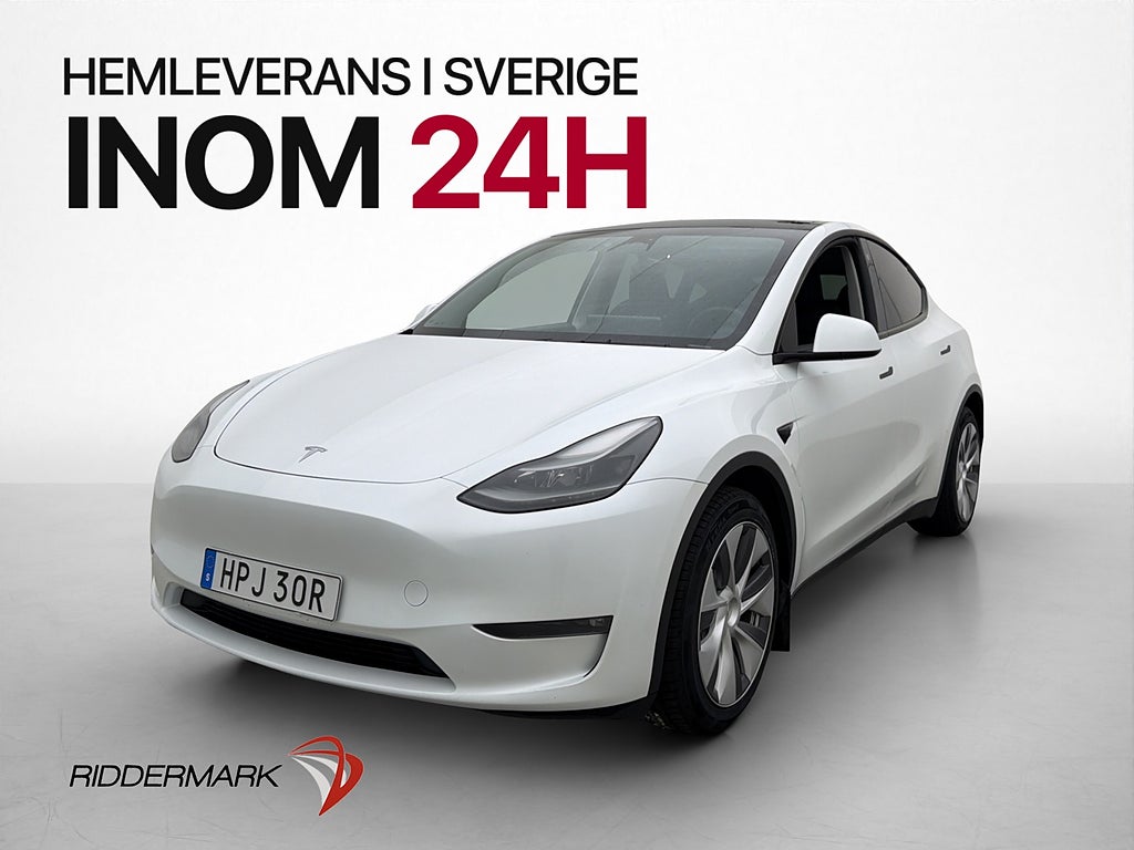 Tesla Model Y Long Range AWD Dragkrok Värmepump Autopilot