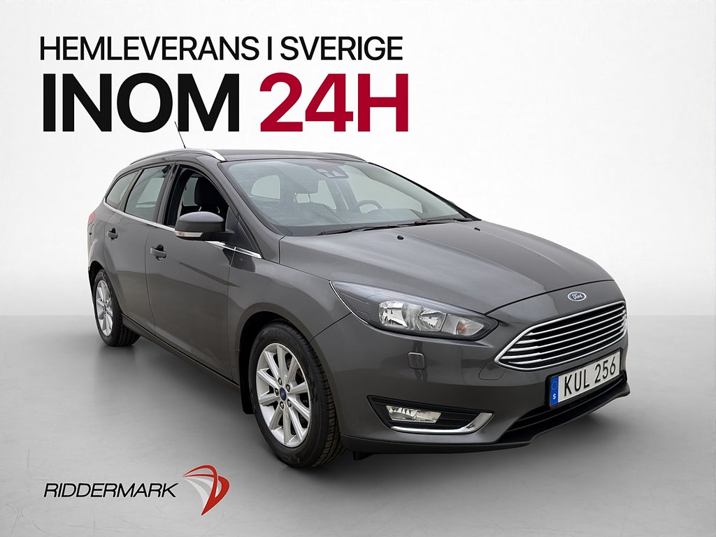 Ford Focus Kombi EcoBoost 100hk Titanium Värmare Dragkrok