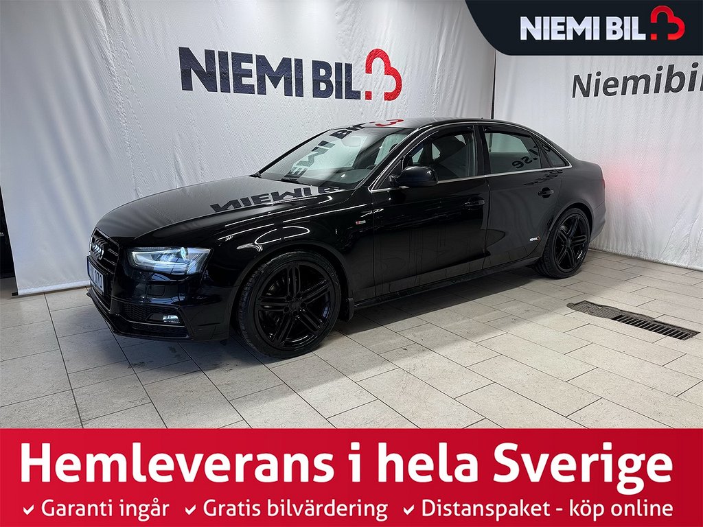 Audi A4 Sedan 2.0 TDI Quattro S Line P-sens D-värm B&O S&V