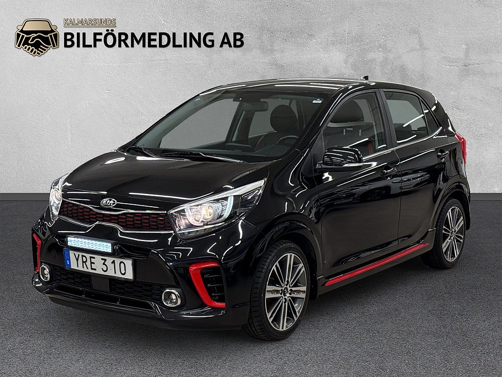 Kia Picanto 1.0 GLS GT-line Carplay Skinn Välservad LED-Ramp 100hk