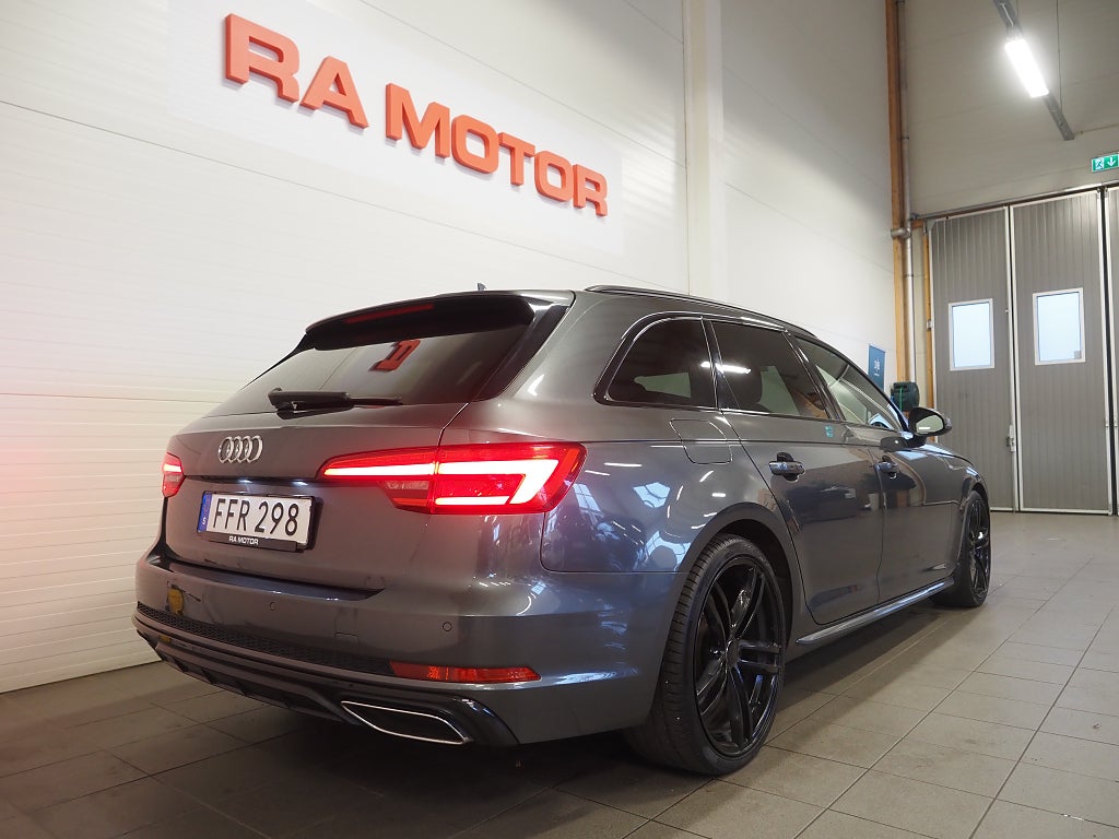 Audi A4 Avant 40 TDI 190hk quattro S-Line | Drag | D-värm | 2019