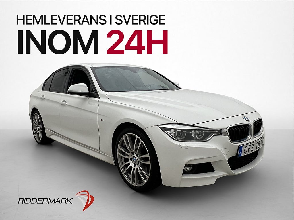 BMW 320 d 190hk M-Sport H/K Dragkrok Sensorer Farthållare