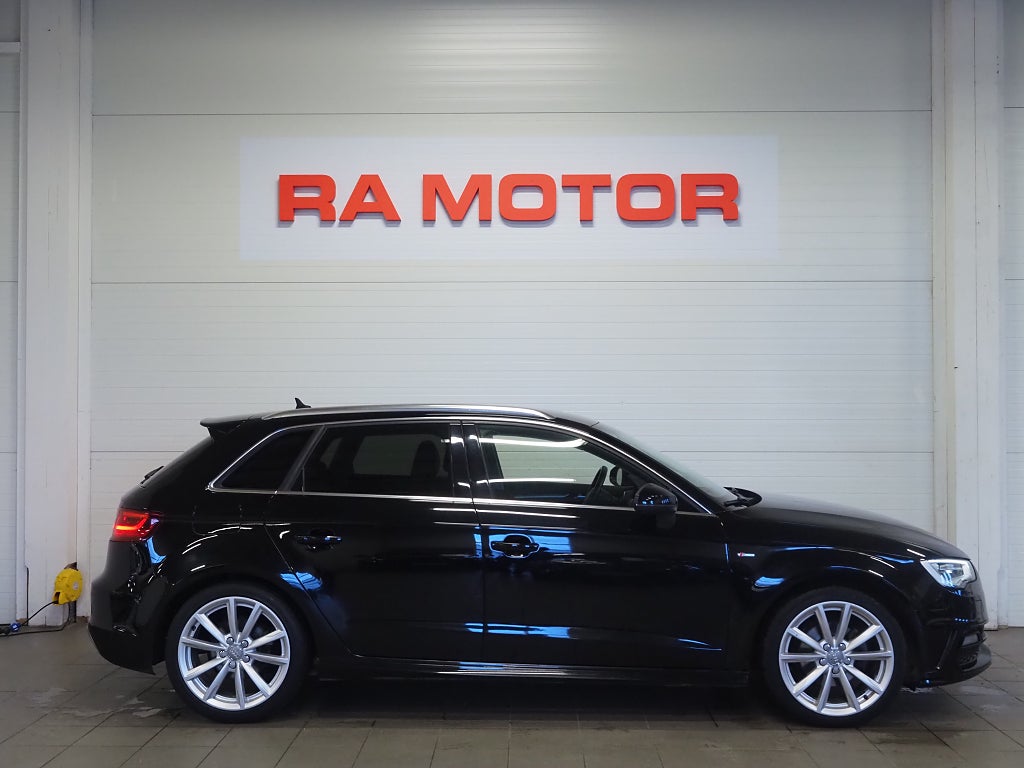 Audi A3 SB 2.0 TDI 150hk S Tronic S-Line M-Värm Navi Alcantara 2015