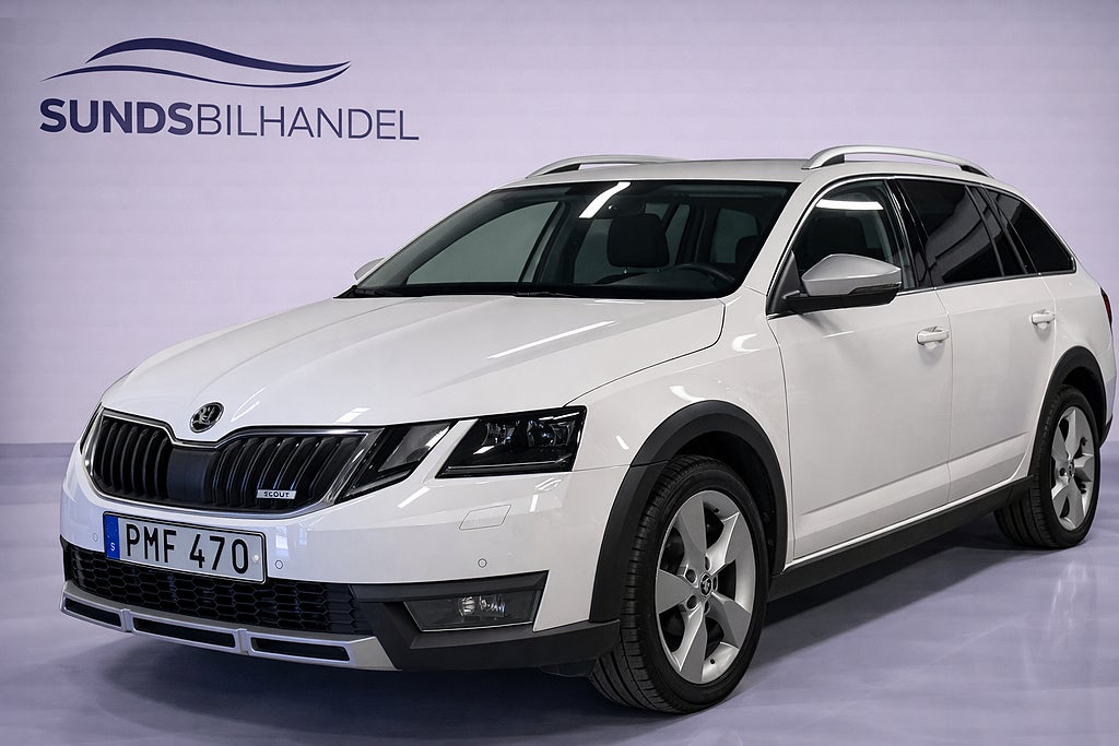 Skoda Octavia Scout 2.0 TDI 4x4 D-Värm Canton Kamera Navi Drag 1-Ägare