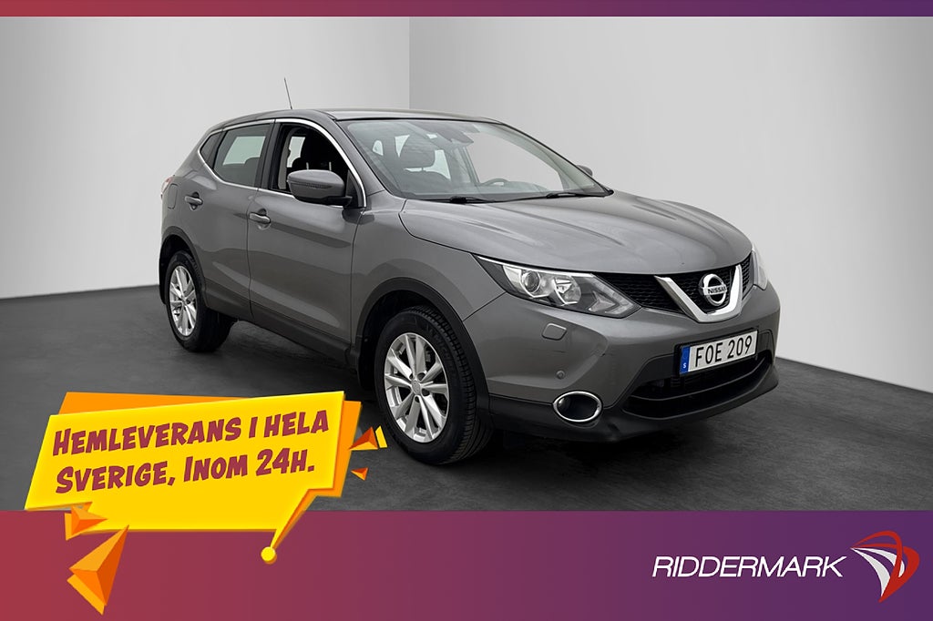 Nissan Qashqai 1.6 dCi 130hk Kamera Navi 0,47L/mil