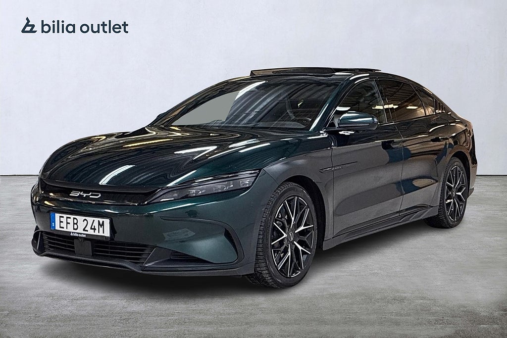 BYD HAN EV AWD 84kWh Emerald Edition 517hk Panorama HuD 360°