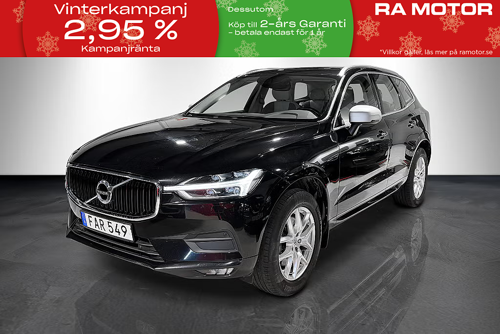 Volvo XC60 T5 | AWD | Momentum | Ny servad  | Värmare Voc 2019