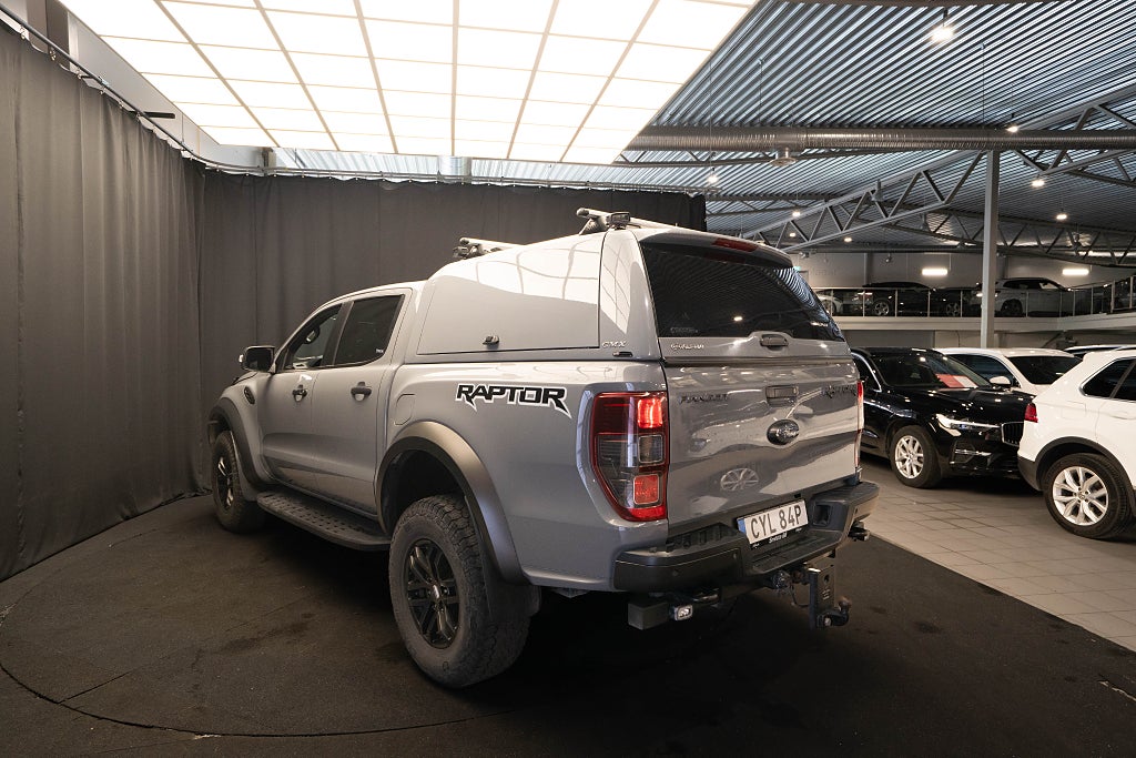 Ford ranger Raptor KÅPA D-VÄRMARE DRAG KAMERA 1-ÄGARE MOMS 213hk