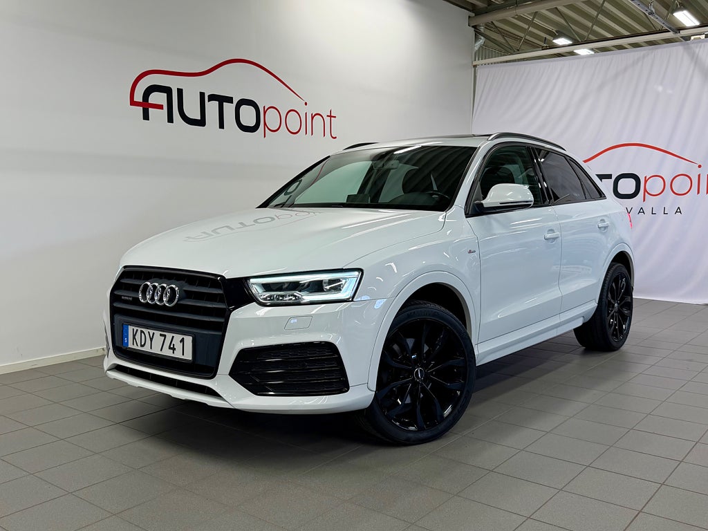 Audi Q3 2.0 TDI quattro 184hk Drag|Pano|Keyless|LED|BOSE|SE UTR