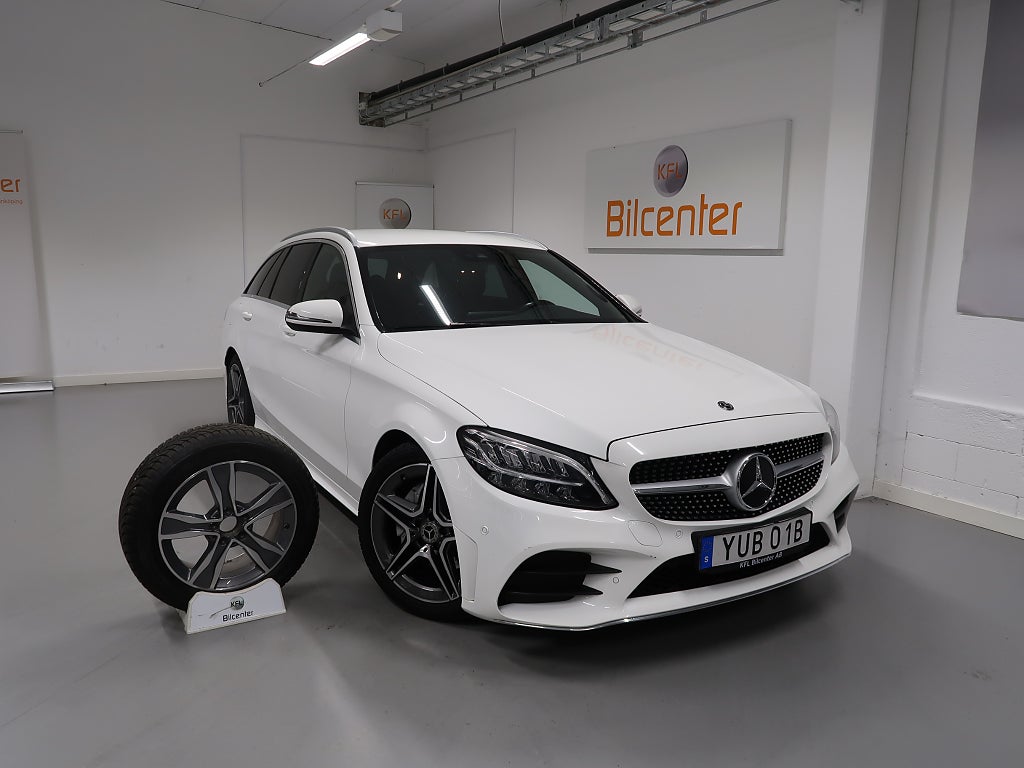 Mercedes-Benz C *KFL 10 år 2,99% + 10.000kr rabatt* 220 T d AMG Line V-Däck ingå