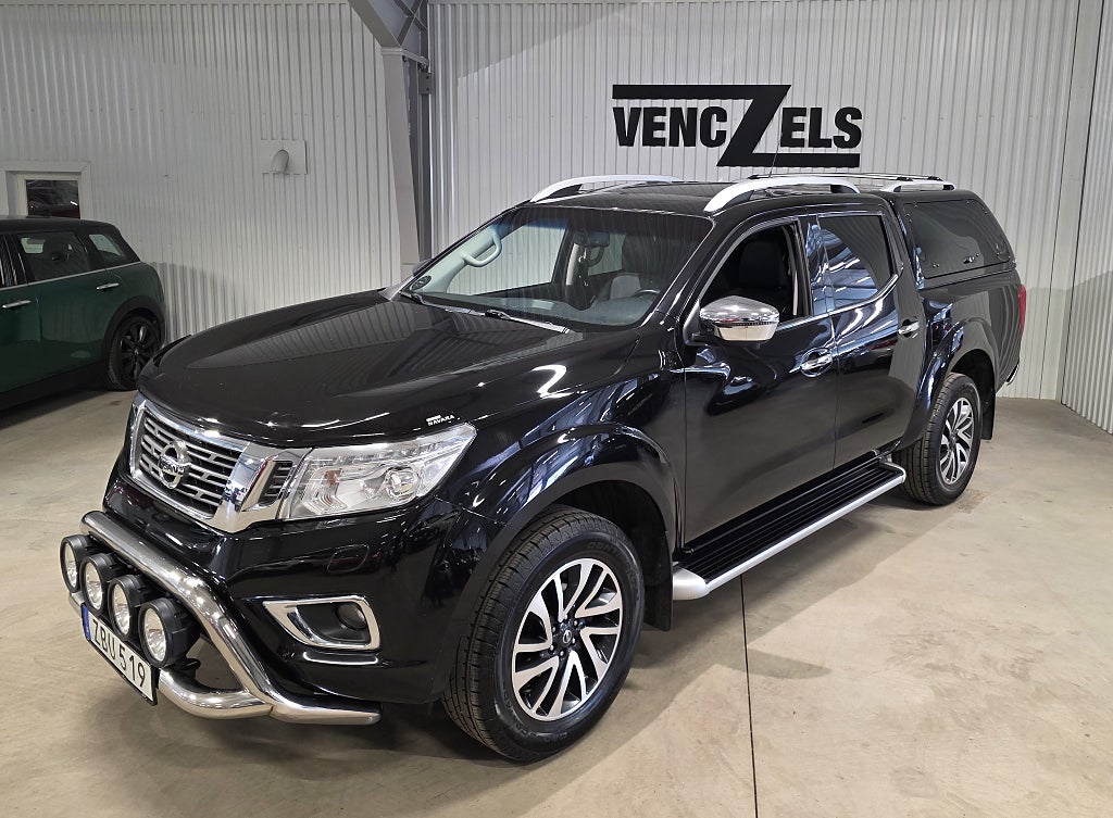 Nissan Navara Dubbelhytt 2.3 dCi Tekna 4WD Drag kamera GPS Taklucka