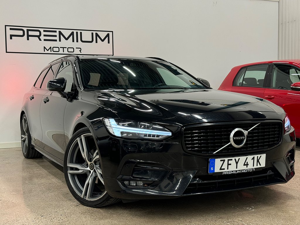 Volvo V90 D4 AWD Polestar R-Design H/K BLIS B-KAM DRAG 190hk