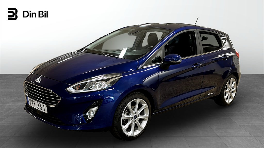 Ford Fiesta 1.0 EcoBoost 100 hk/Lågmilare/Titanium/S+V-hjul