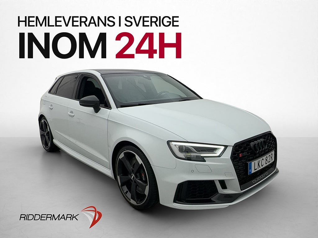 Audi RS3 400hk RS-Design Sportavgas Pano B&O Cockpit Matrix