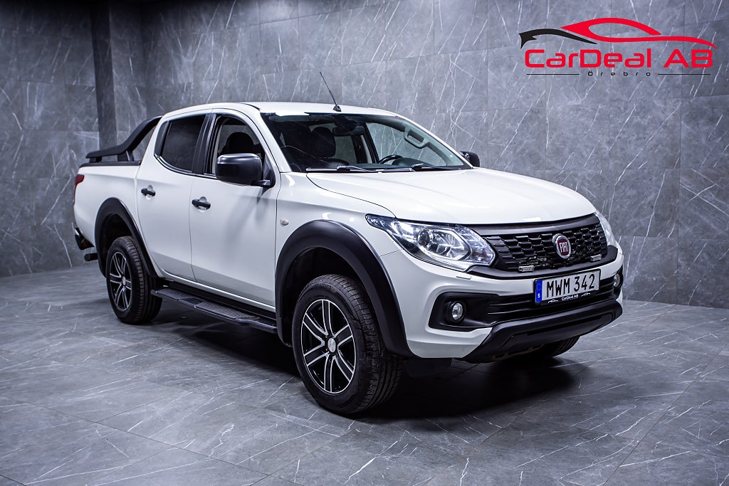 Fiat Fullback Double Cab 2.4 4x4 Värmare Kamera Navi Skinn Drag