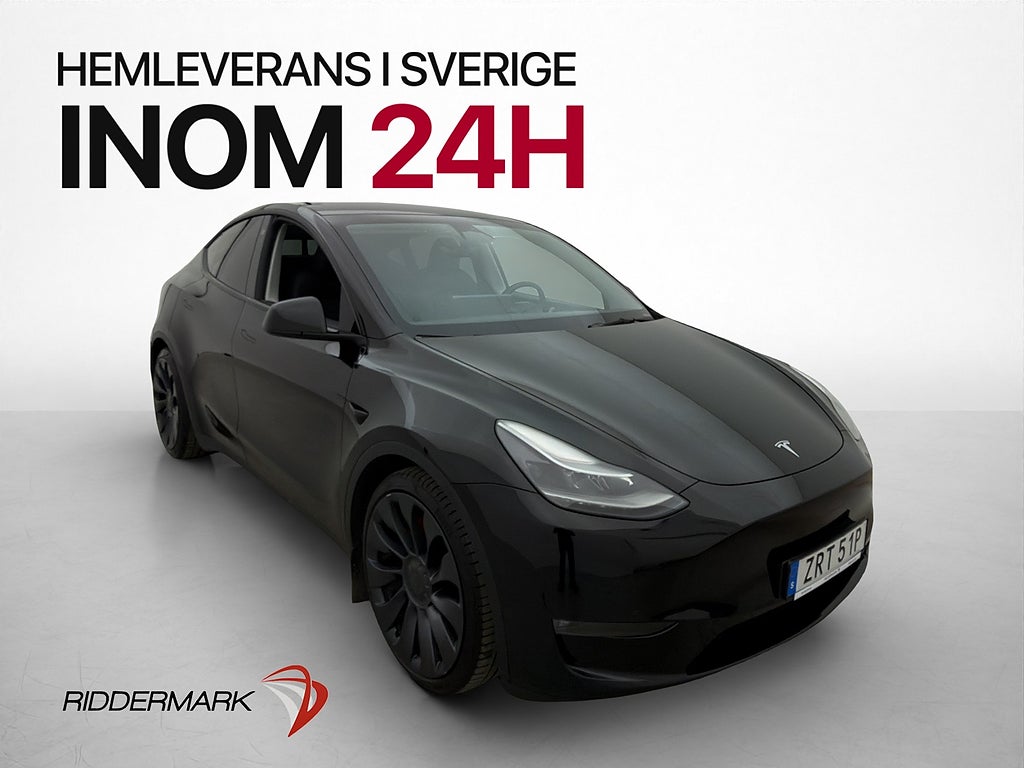 Tesla Model Y Performance AWD Pano Autopilot Svensksåld MOMS
