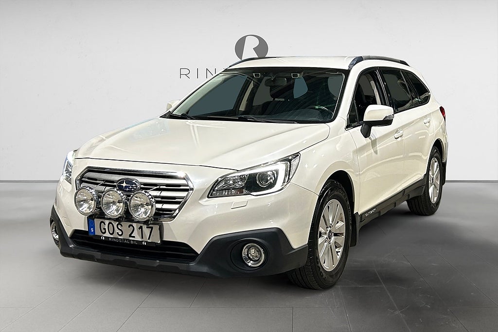 Subaru Outback 2.0D 150 HK AUT 4WD 1ÄGARE NYSERV SKINN EXTRALJUS 0.53L/MIL