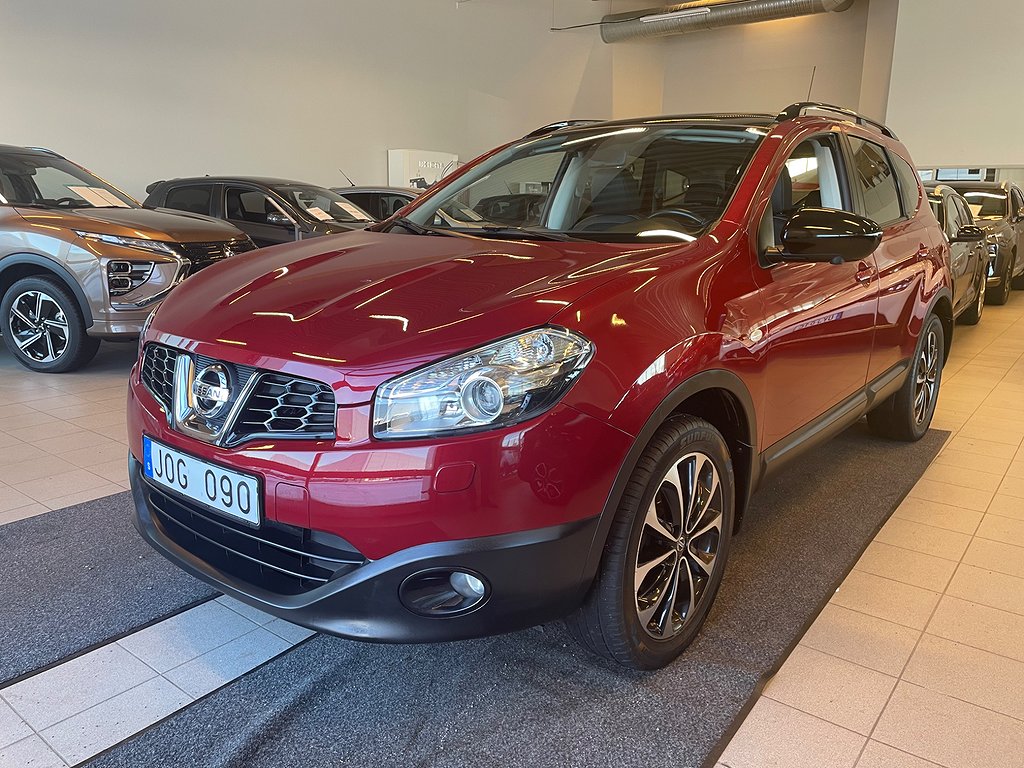 Nissan Qashqai+2 1.6 Euro 5, 7 sits, SoV-hjul, nyservad