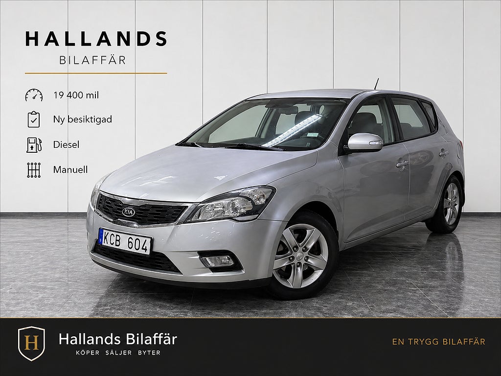 Kia Ceed cee'd 1.6 CRDi ECO 115hk / Nyservad / Ny besiktigad 