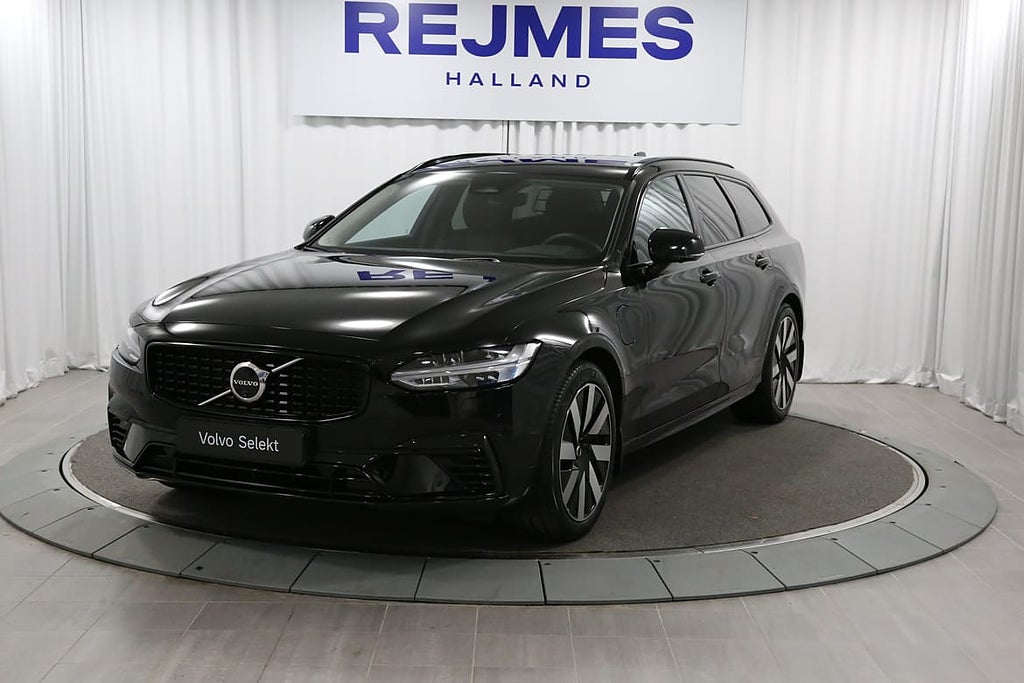 Volvo V90 T6 Plus Dark Edition |Drag |360° |Läder |Elstol |Mörkton