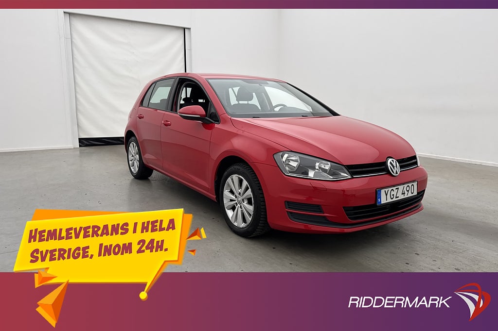 Volkswagen Golf 1.6 TDI 110hk Fjärr-Värm CarPlay 0,38l/Mil