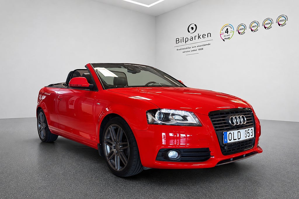 Audi A3 Cabriolet 1.8 TFSI | S line | Låga mil | 160hk