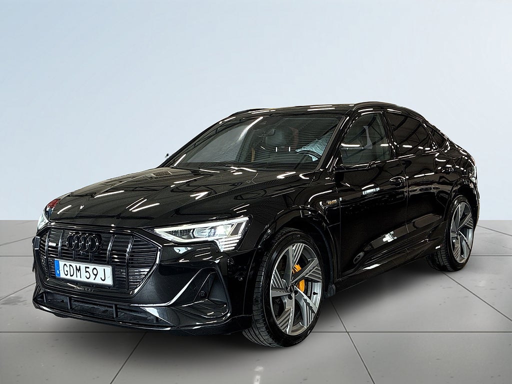 Audi E-Tron Sportback 55 quattro S Line S&V-hjul/360/MOMS/Pano/Drag