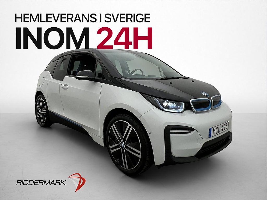 BMW i3 120 Ah 170hk Comfort Advanced Kamera Värmepump Navi