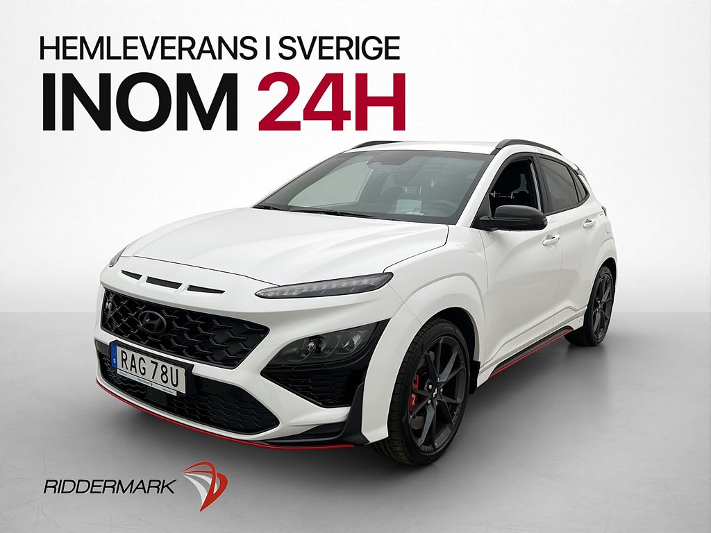 Hyundai Kona 280hk N-Line Krell HUD Kamera Navi Ventilerade