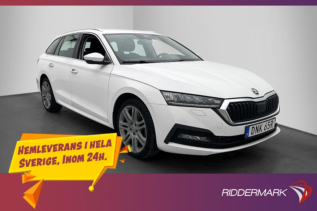 Skoda Octavia TDI 4x4 150hk Dragkrok Värmare Kamera CarPlay